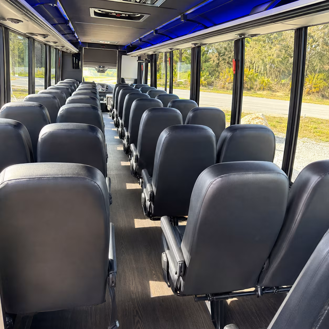charter buses for palm bay outdoor and waterfront wedding venues