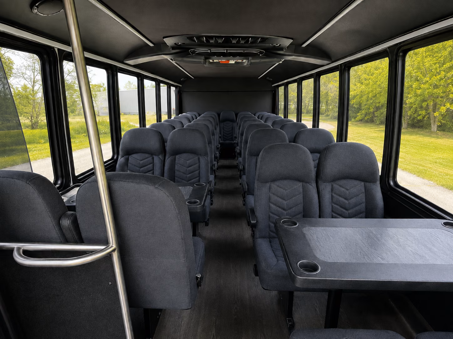 palm bay 18 passenger minibus inside