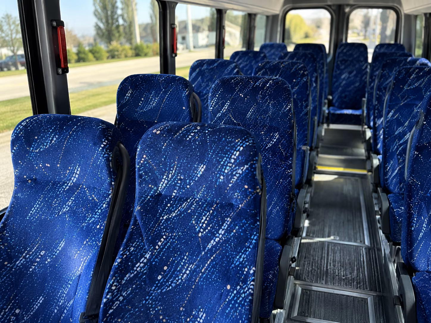 palm bay 20 passenger minibus inside
