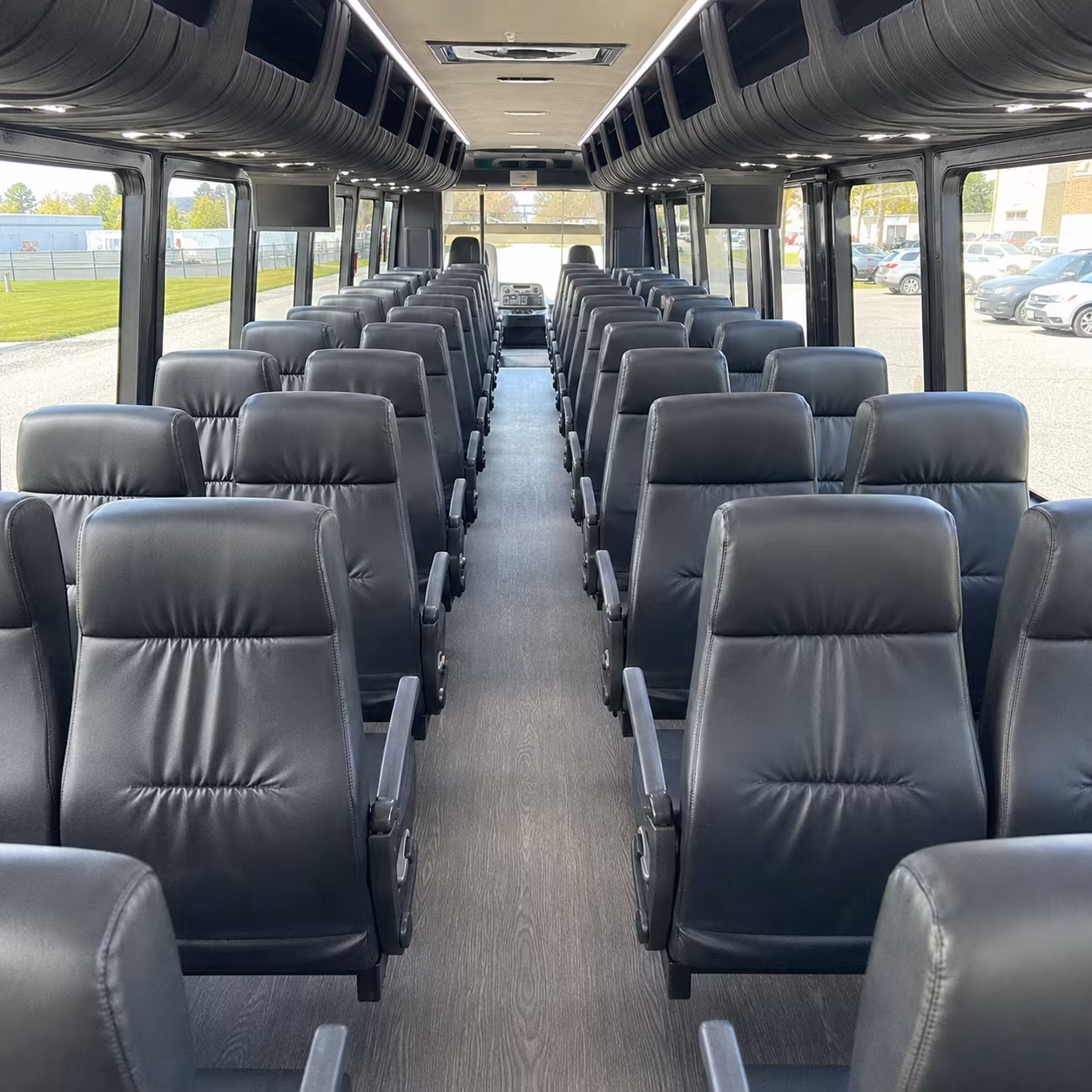 palm bay 30 passenger minibus interior