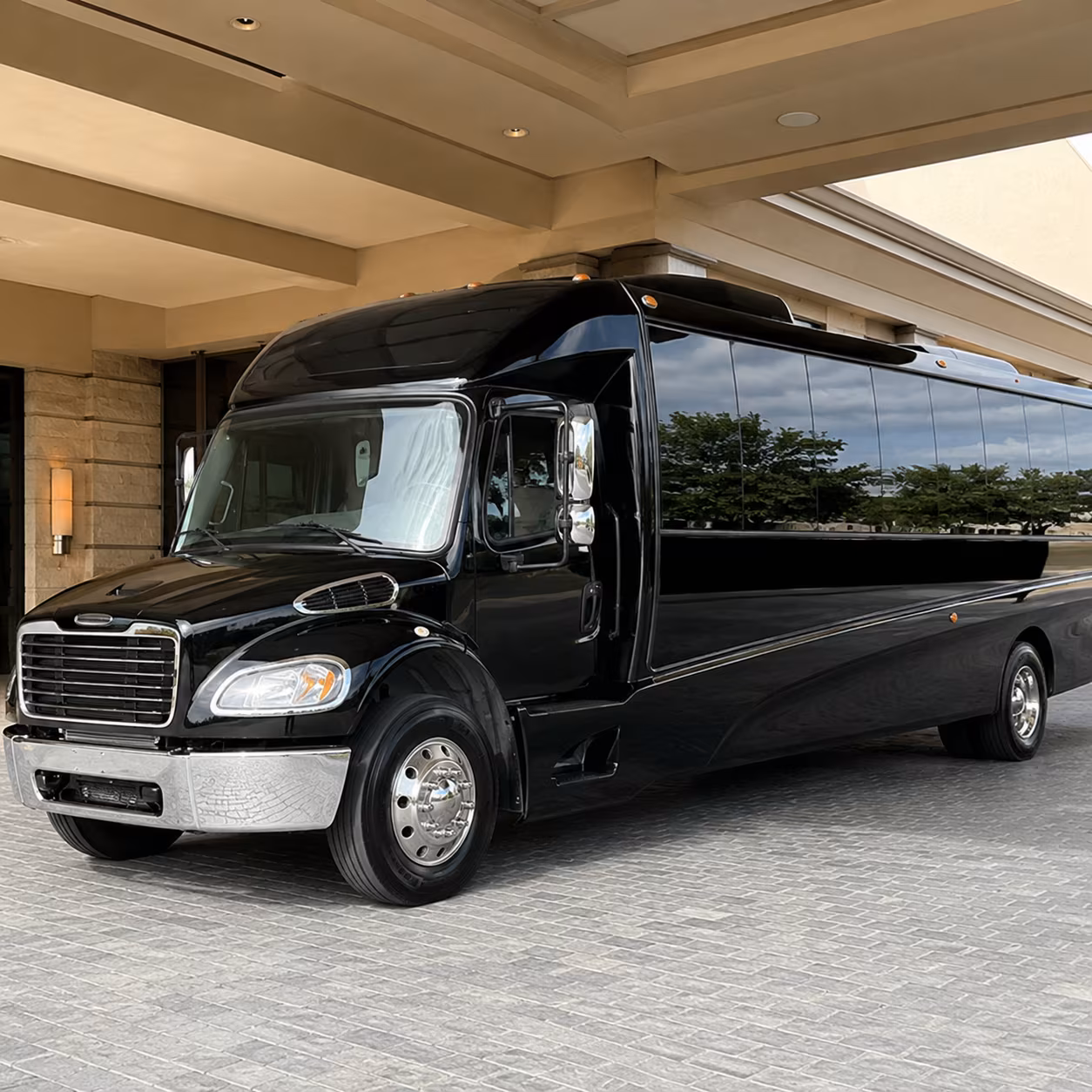 palm bay corporate event transportation onboard seating