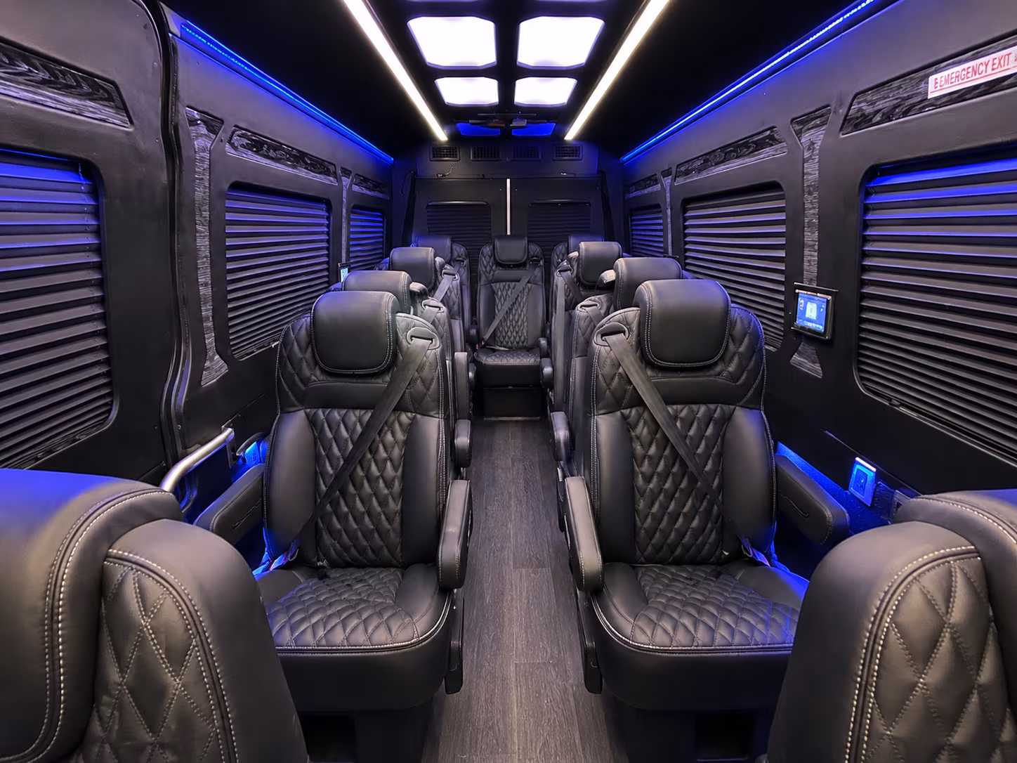palm bay sprinter van with driver inside