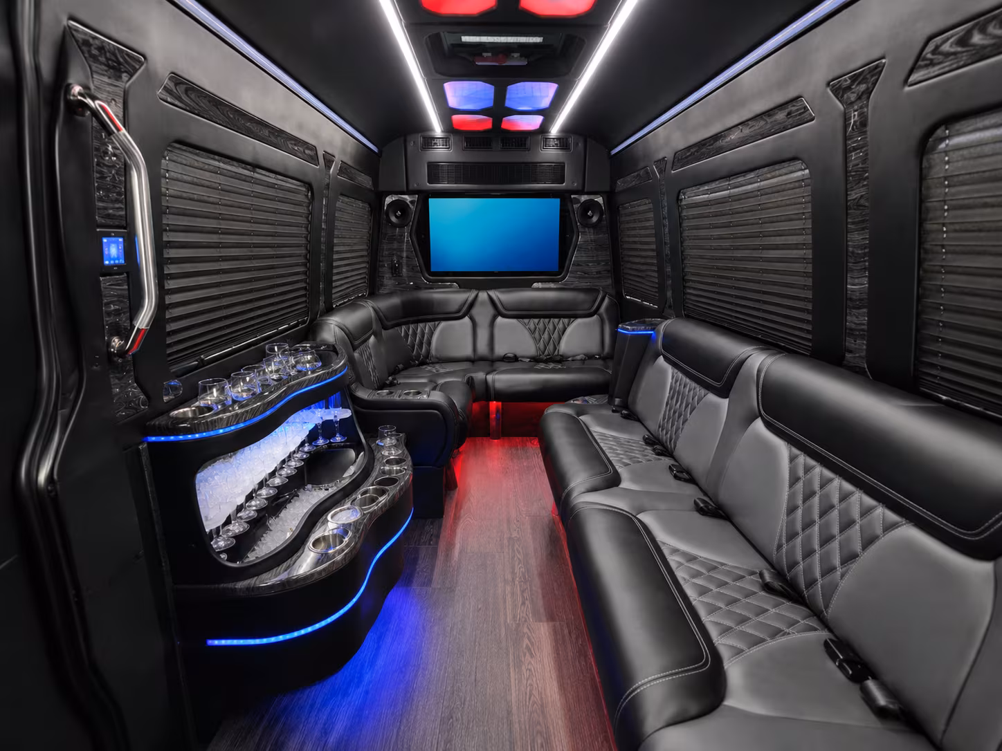 shuttle buses for defense contractor teams near palm bay
