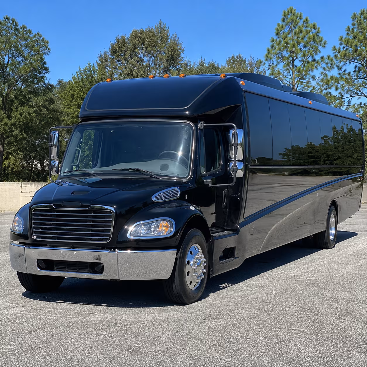 shuttle buses for weekly worship services in palm bay