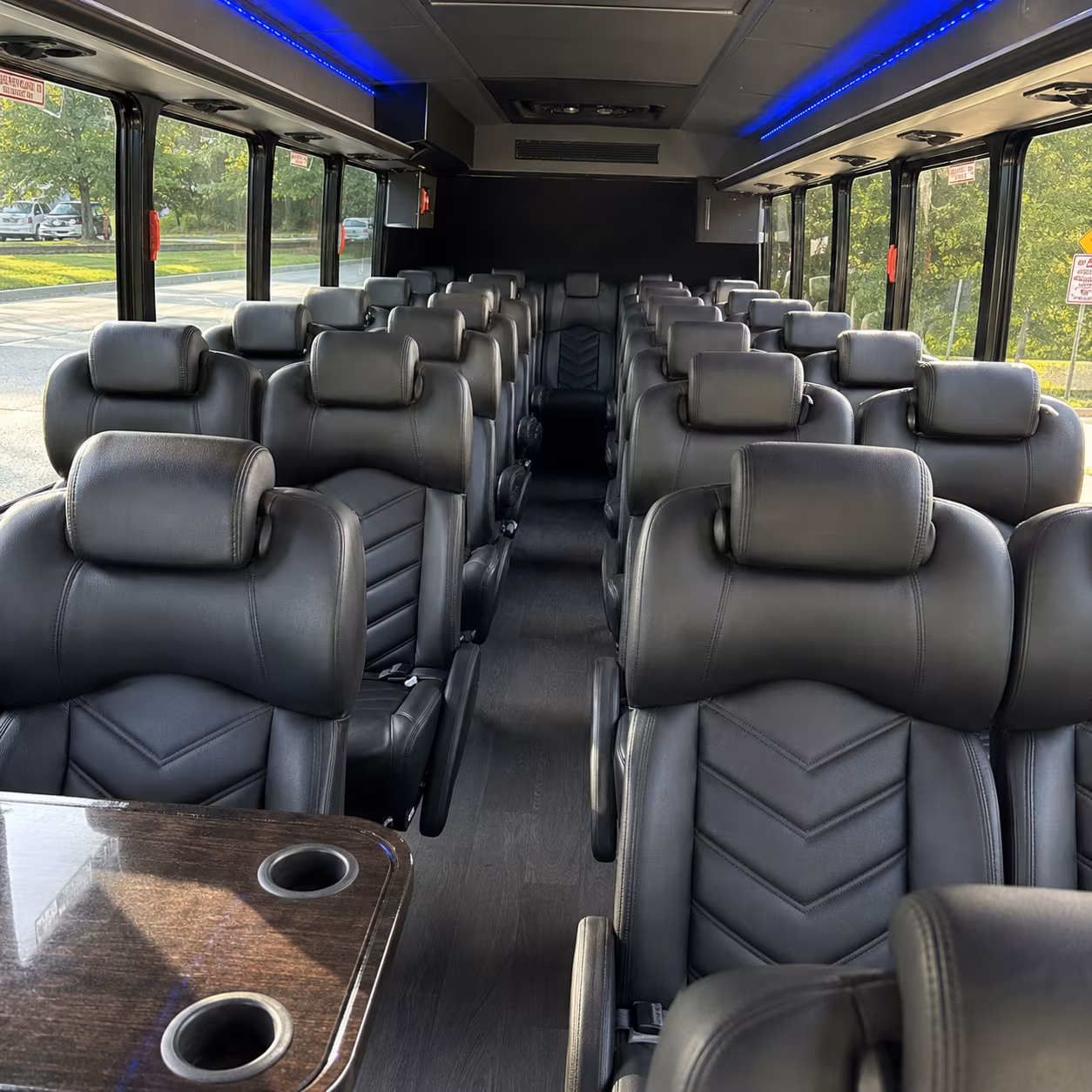 wedding day bus rentals for ceremonies near melbourne and the space coast